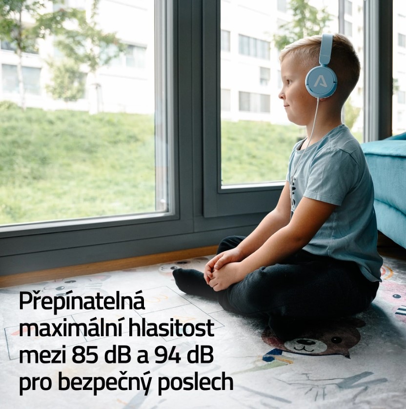 Sluchátka LAMAX SoundKid1 modrá Sluchátka LAMAX SoundKid1 modrá