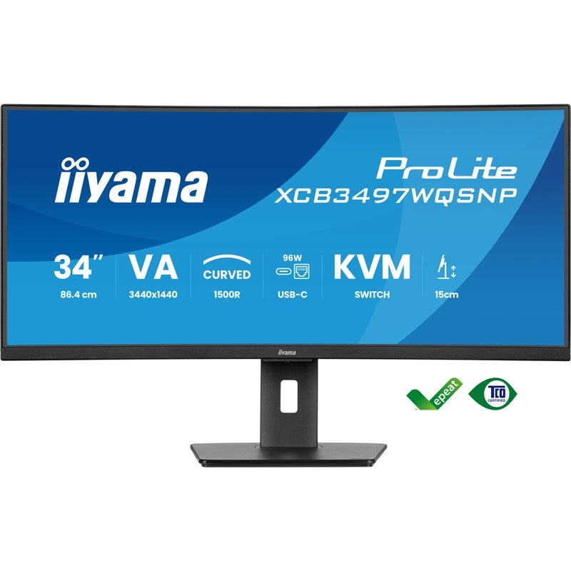 Monitor IIYAMA ProLite XCB3497WQSNP-B1 černý