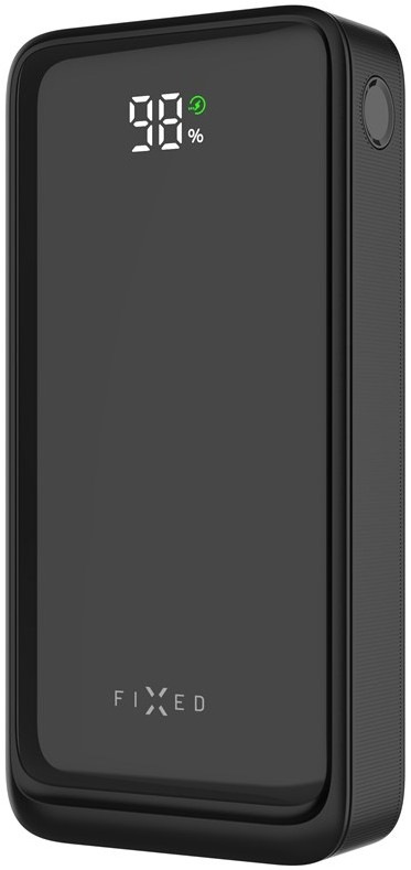 Powerbanka FIXED Zen2 20 s LCD displejem, PD 20W, 20000 mAh - černá