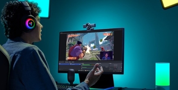 Použití webkamery při streamování na PC