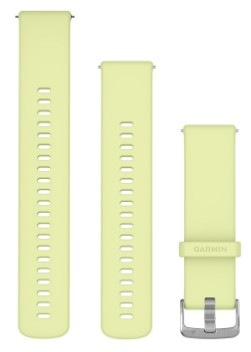 Řemínek Garmin Quick Release (22 mm), stříbrná přezka - žlutý
