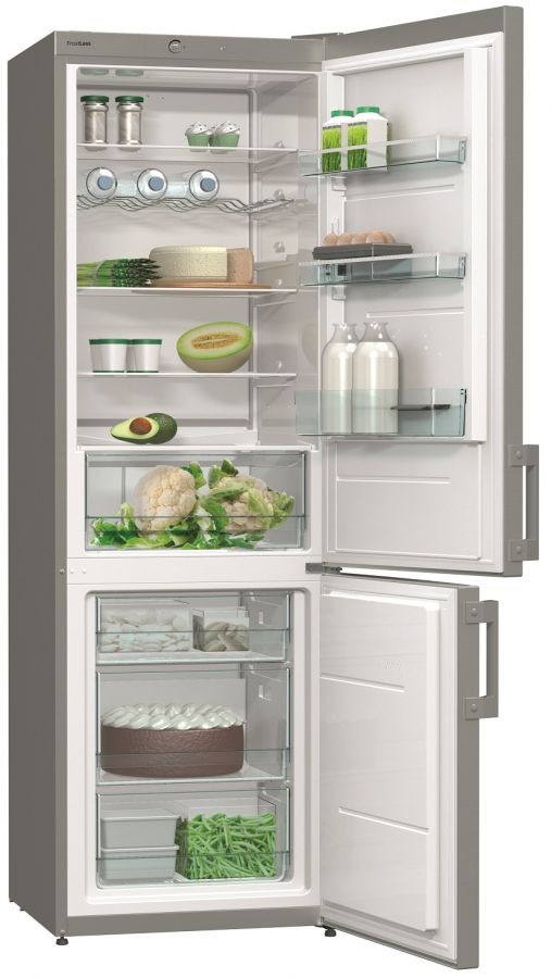 Chladnička s mrazničkou Gorenje Essential RK6192AX nerez