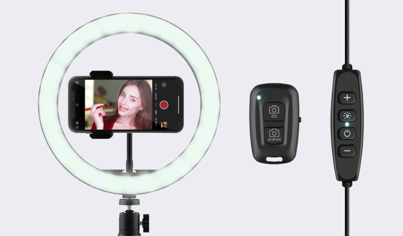Světlo Trust Maku Ring Light Vlogging Kit Světlo Trust Maku Ring Light Vlogging Kit