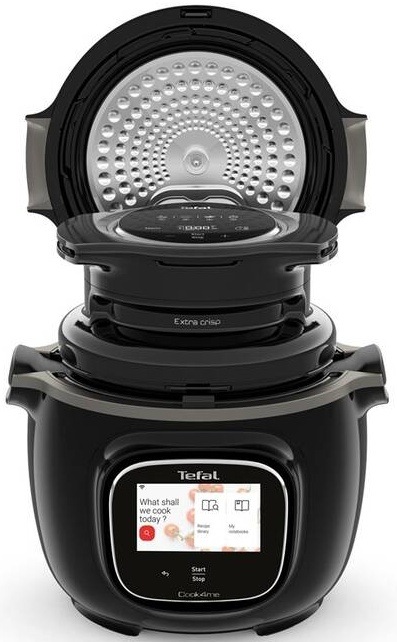 Poklice Tefal multifunkční EY150830 Extra Crisp Lid černá