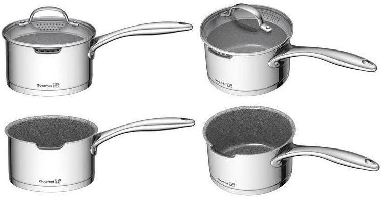 Sada nádobí G21 Gourmet Miracle 9 ks nerez
