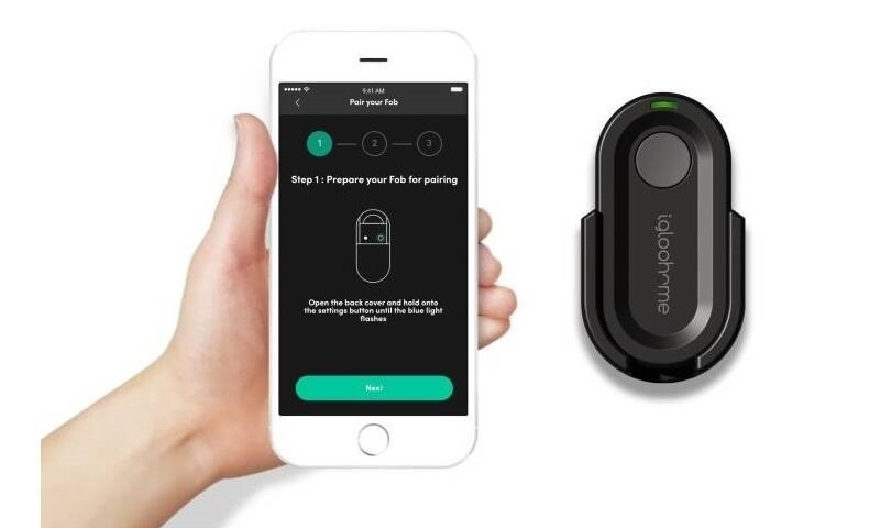 Čip Igloohome Key Fob - otevírač Igloohome zámků černý