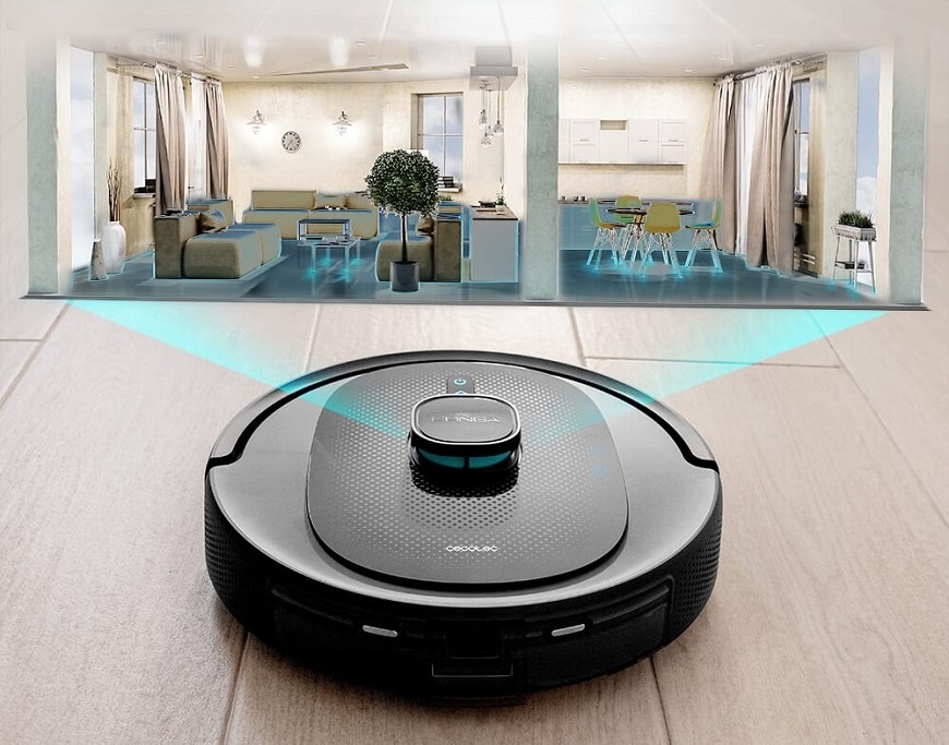 Robotický vysavač Cecotec Conga 8290 Immortal Ultra Power Home Genesis černý
