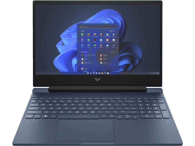 Notebook HP Victus 15-fa1035nc modrý