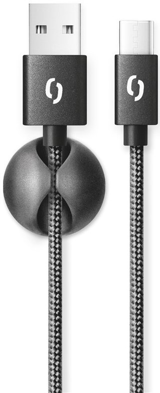 Kabel Aligator Premium USB/USB-C, 2m - černý