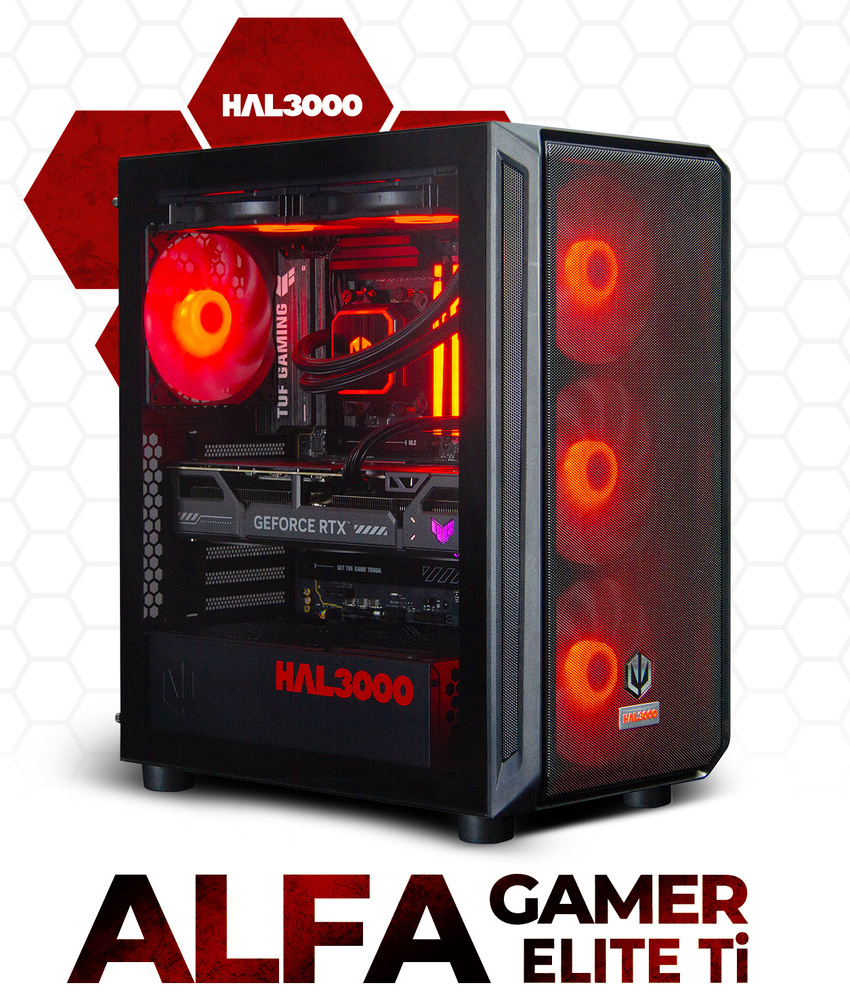 Herní počítač HAL3000 Alfa Gamer Elite Ti černý HAL3000 Alfa Gamer Elite Ti R7-9800X3D (PCHS2777)
