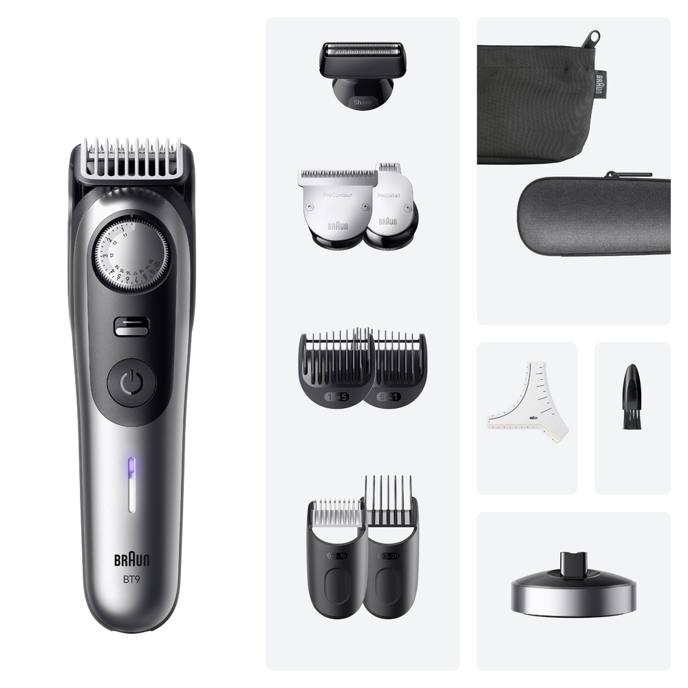 Zastřihovač vousů Braun Series 9 BT9560 šedý Braun Series 9