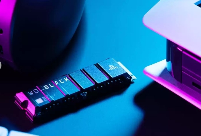 SSD SANDISK WD_Black SN850P 1TB - PS5, PCIe Gen4 Heatsink powered by SANDISK