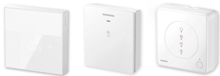 Termostat Siemens Connected Home SCH-PACK2 - (GTW100ZB + RDZ101ZB + RCR110.2ZB) v bílém designu