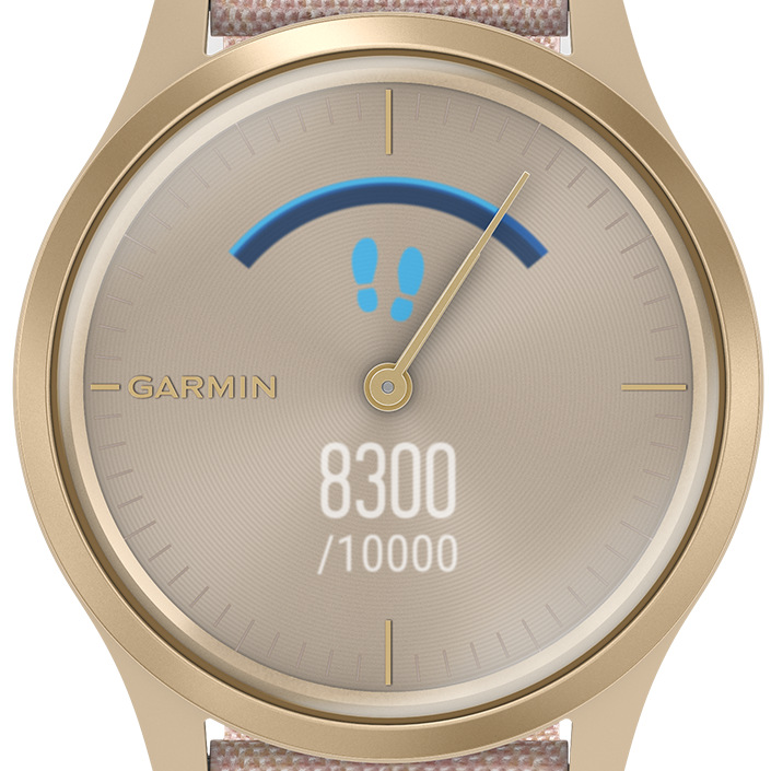 Chytré hodinky Garmin vivomove3 Style RoseGold/White - ZÁNOVNÍ - 12 měsíců záruka