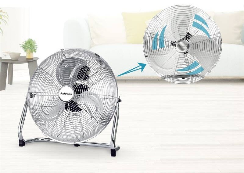 Ventilátor podlahový Rohnson R-8210 stříbrný Ventilátor podlahový Rohnson R-8210 stříbrný