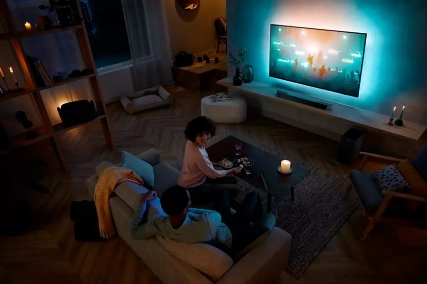 Soundbar Philips TAB8907 černý Philips TAB8907, černá