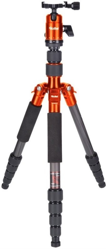 Stativ Rollei Compact Traveler No 1 Carbon, oranžový