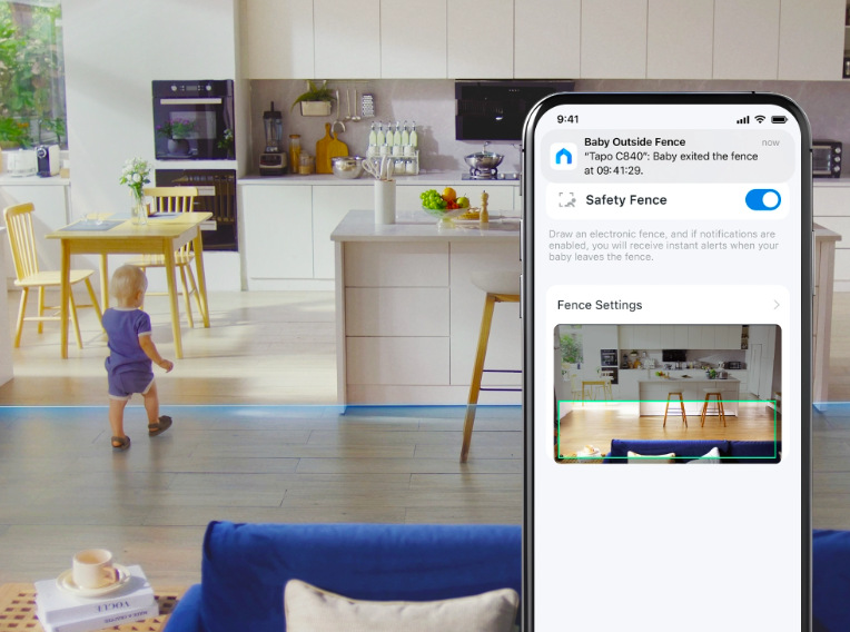 IP kamera TP-Link Tapo C840 Smart Baby - bílá