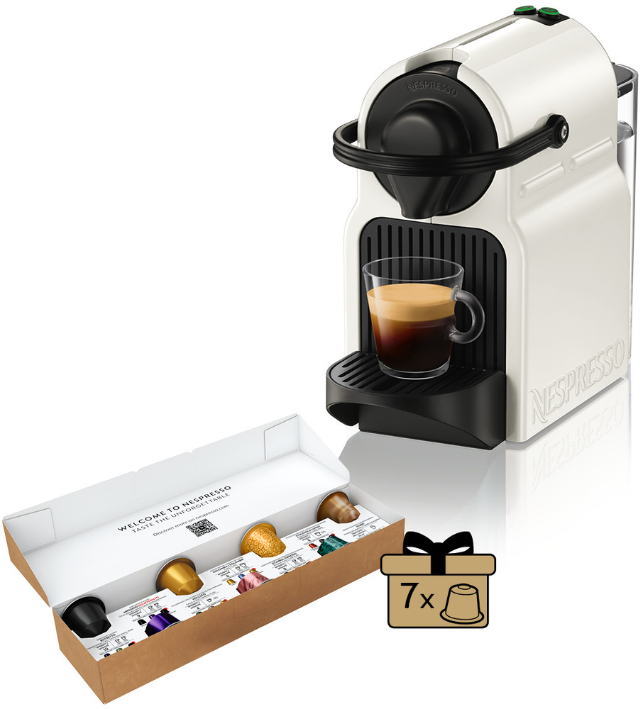 Kapslový kávovar Krups Nespresso Inissia XN100110 bílý
