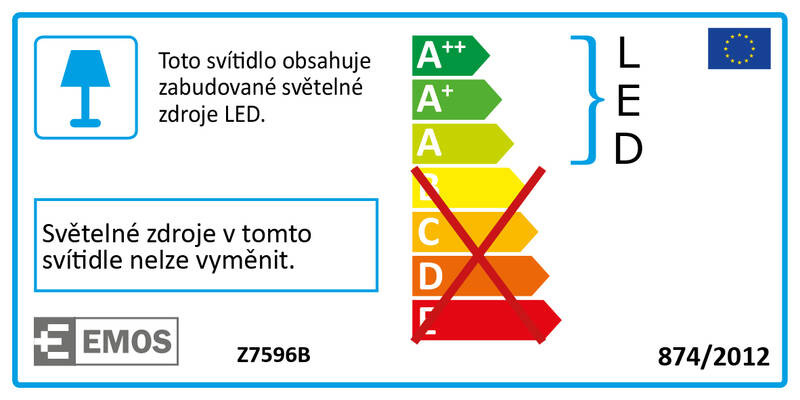 Stolní LED lampička EMOS DEL-1211 stmívatelná, 3W