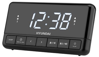 Radiobudík Hyundai RAC 341 PLLBW černý