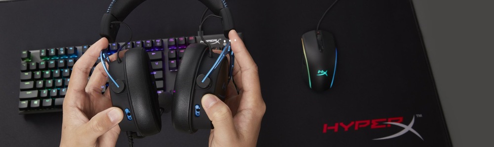 Headset HyperX Cloud Alpha S černý/modrý Headset HyperX Cloud Alpha S černý/modrý