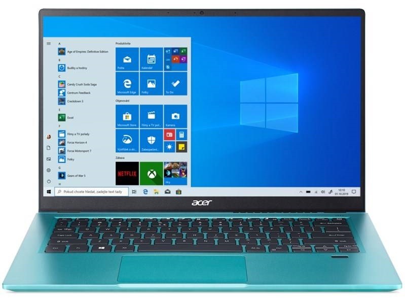 Notebook Acer Swift 3 (SF314-43-R3UD) modrý Notebook Acer Swift 3 (SF314-43-R3UD) modrý