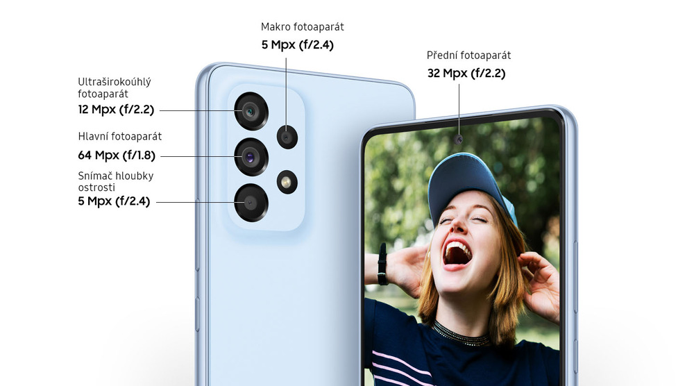 Mobilní telefon Samsung Galaxy A53 5G 6GB/128GB černý