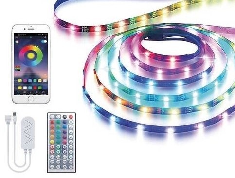 LED pásek WG 17, s ovladačem, Bluetooth, 5 m LED pásek WG 17, s ovladačem, Bluetooth, 5 m