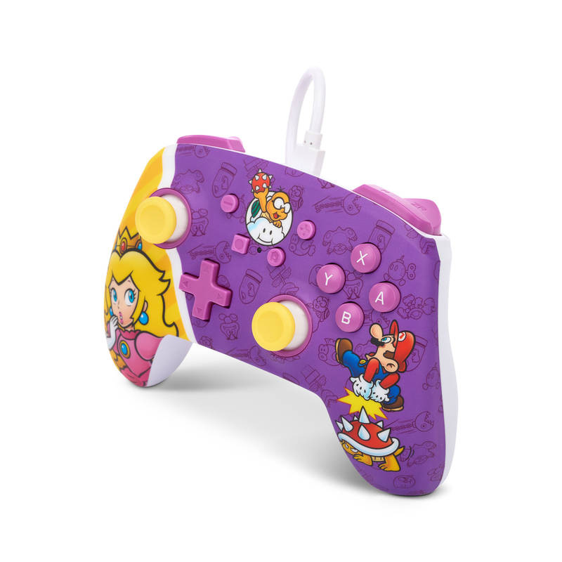 PowerA Enhanced Wired pro Nintendo Switch – Princess Peach Battle