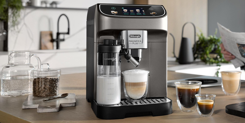 Automatický kávovar De'Longhi Magnifica Plus ECAM320.70TB černý/titanium Espresso De'Longhi ECAM320.70TB Magnifica Plus
