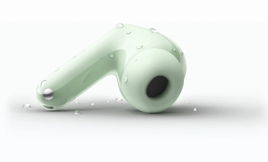 Sluchátka Xiaomi REDMI Buds 8 bílá Bezdrátové sluchátko Xiaomi REDMI Buds 8 s kapkami vody