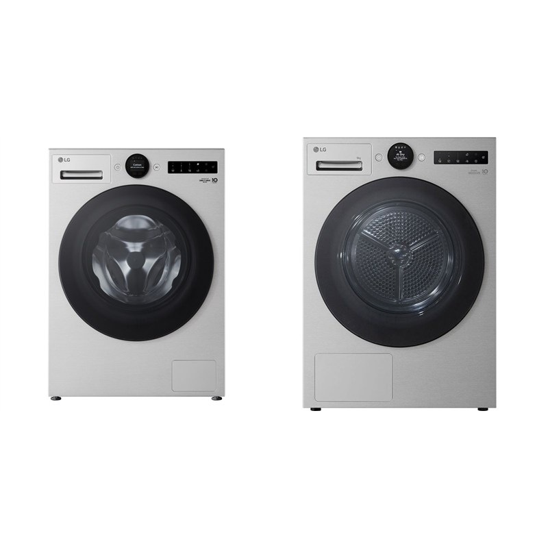 Set výrobků LG F4X7011TSB + RHX7009TSB stříbrný