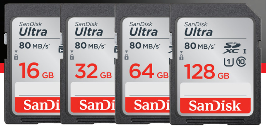 Paměťová karta SANDISK SDHC Ultra 16GB UHS-I U1 (80R/10W)