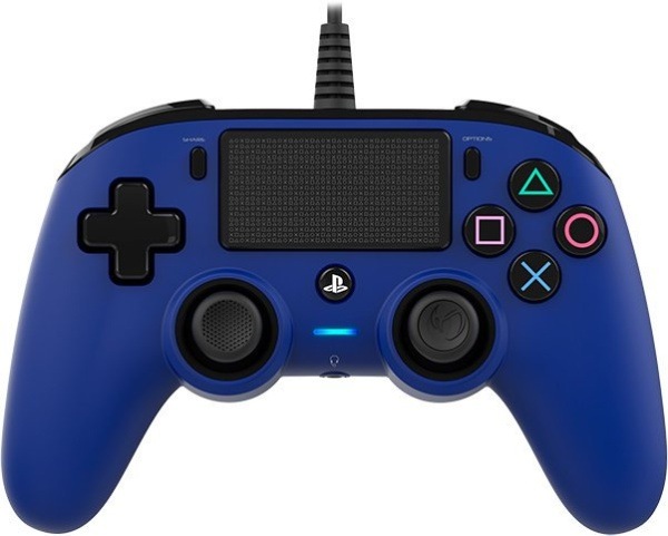 Gamepad Nacon Wired Compact Controller pro PS4 modrý