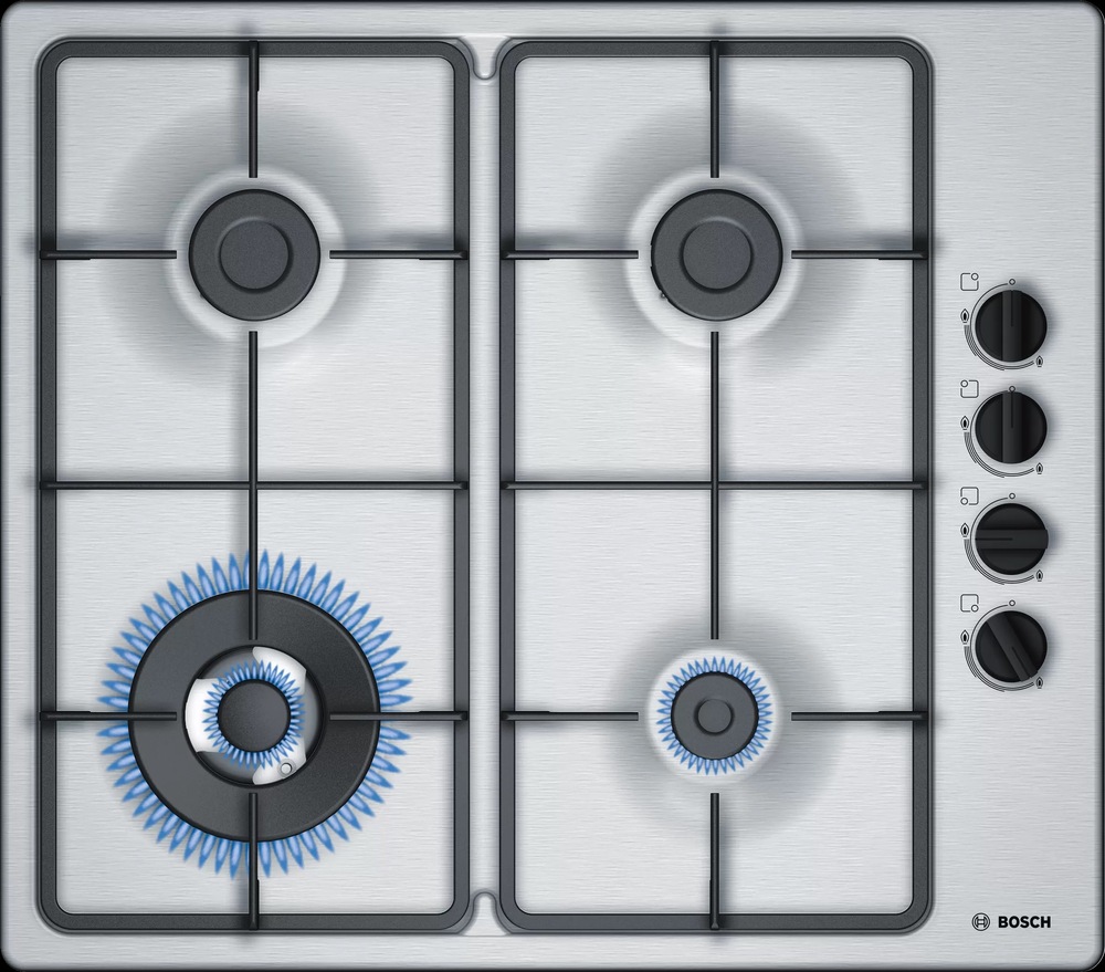 Plynová varná deska Bosch Serie 2 PBH6B5B60 nerez