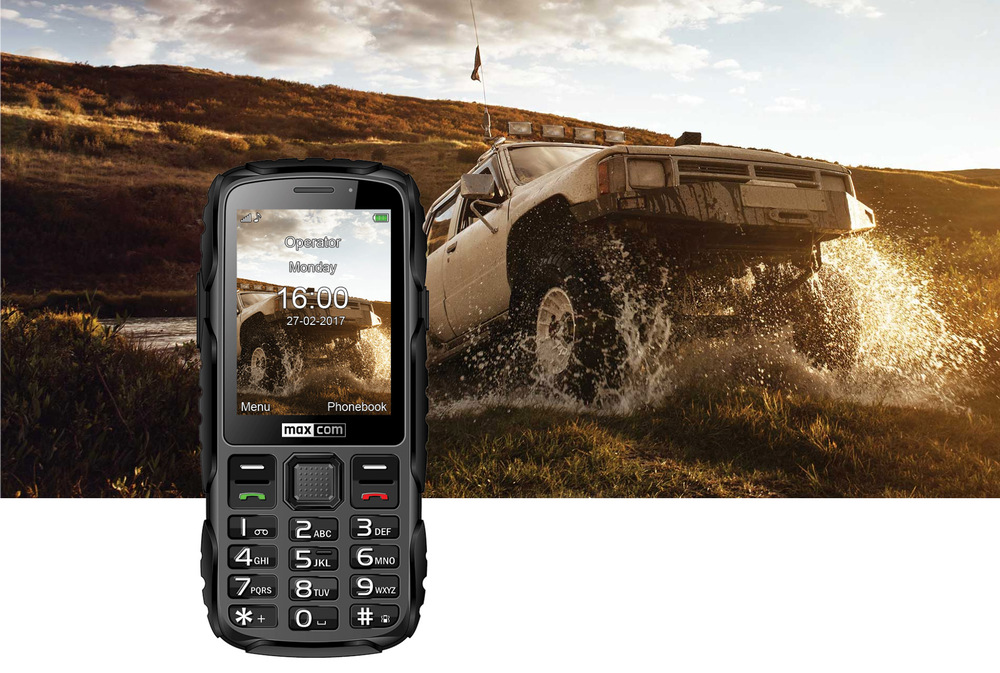 Mobilní telefon MaxCom Strong MM920 černý MaxCom Strong MM920