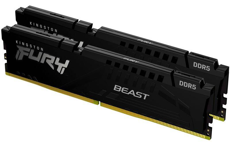 Operační paměť Kingston FURY Beast Black 32GB (2x16GB) DDR5 5600MHz CL40