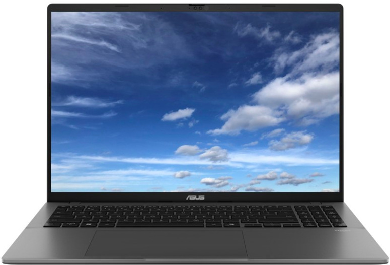 Šedý notebook ASUS Vivobook S16 M3607GA-OLED126 s procesorem AMD Ryzen AI 7 445