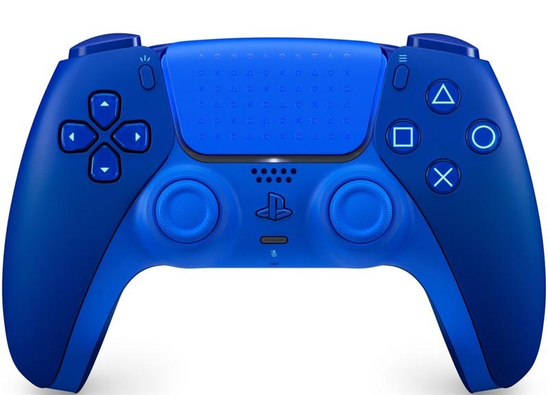 Herní ovladač PlayStation 5 DualSense Wireless Controler Icon Blue Special Edition v modré barvě.
