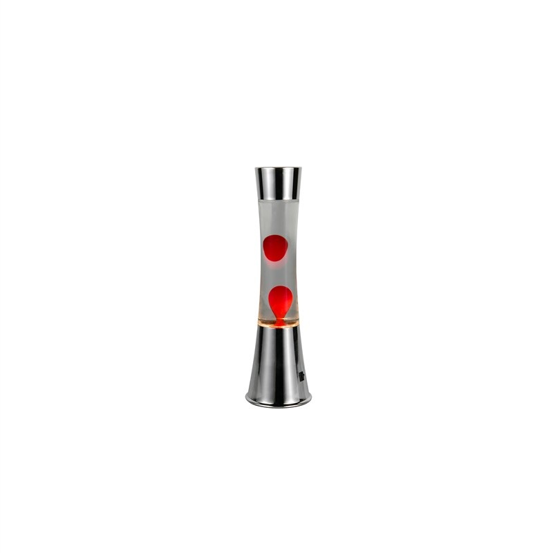 Stolní lampička Reality ETNA Lava lamp stříbrná