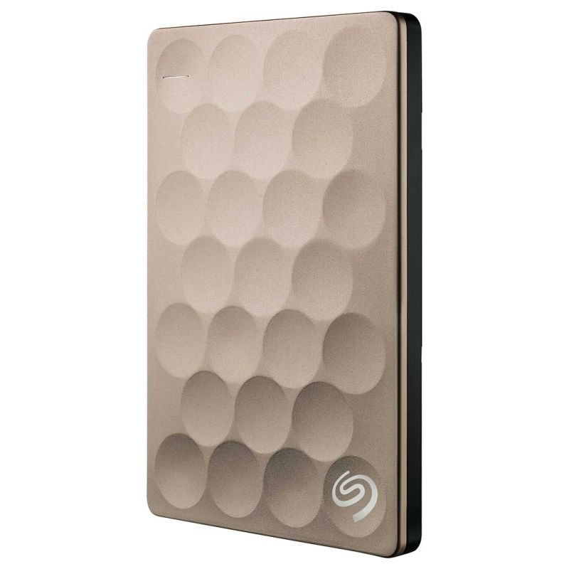 Externí pevný disk 2,5" Seagate BackUp Plus Ultra Slim 2 TB/USB 3.0/ zlatý