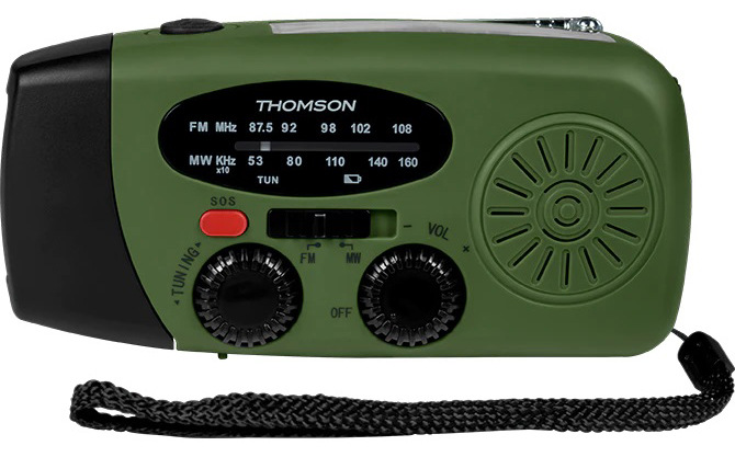 Radiopřijímač Thomson RT260 černý/zelený
