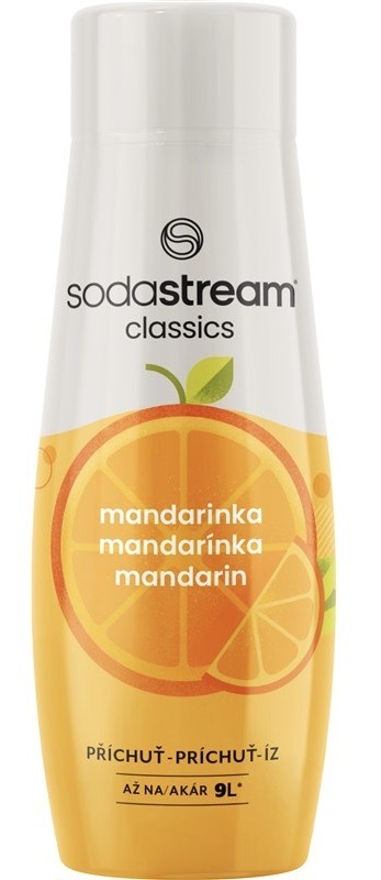 Příchuť pro perlivou vodu SodaStream Mandarinka 440 ml