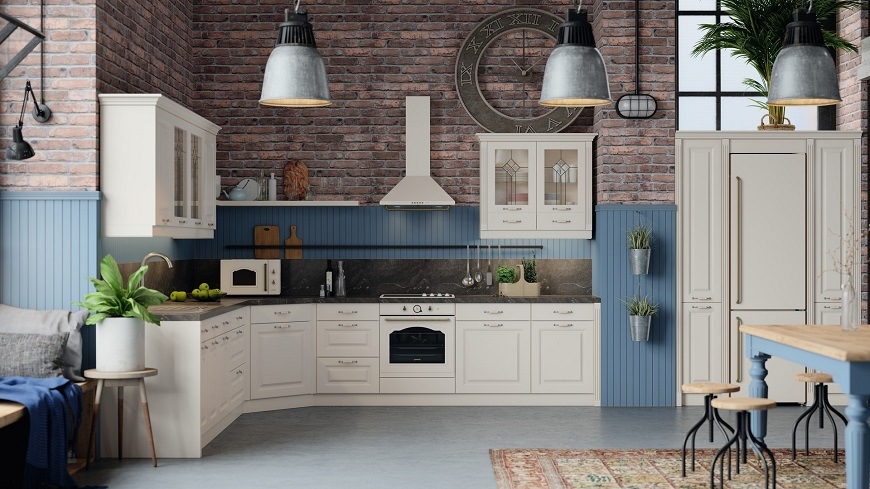 Chladnička s mrazničkou Gorenje Retro NRK6202CLI IonAir béžová Gorenje NRK6202CLI