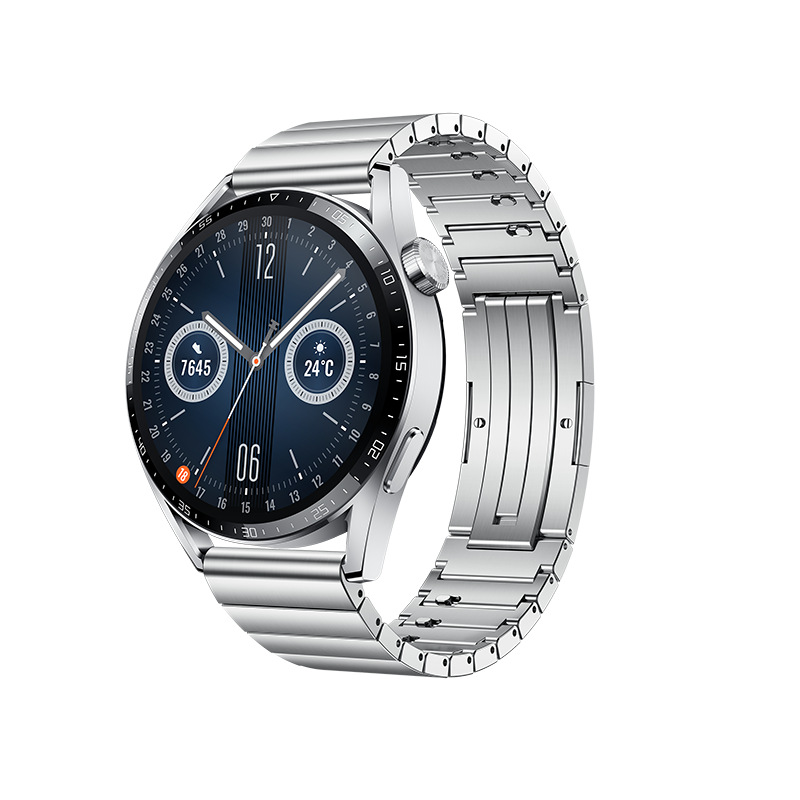 Chytré hodinky Huawei Watch GT 3 46 mm (Elite) - Stainless Steel + Stainless Steel Strap