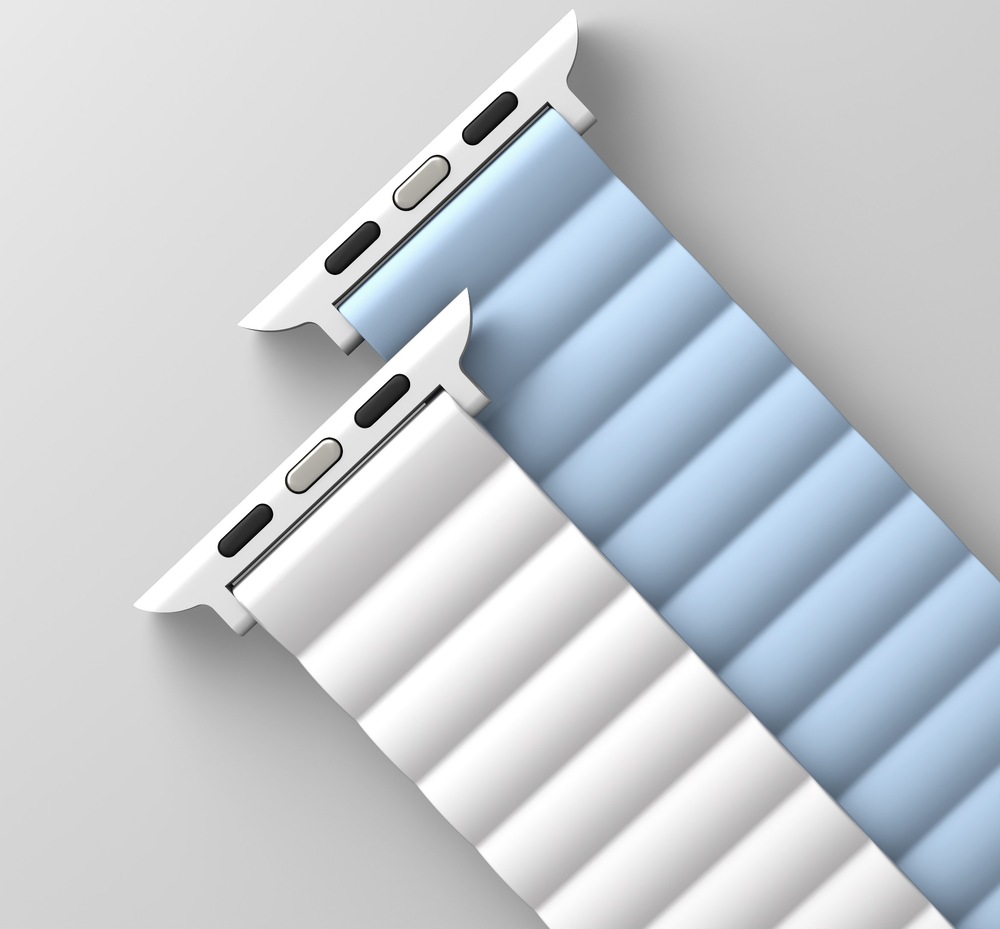 Řemínek Uniq Revix Reversible na Apple Watch 38/40/41mm bílý/modrý Řemínek Uniq Revix Reversible na Apple Watch 38/40/41mm bílý/modrý