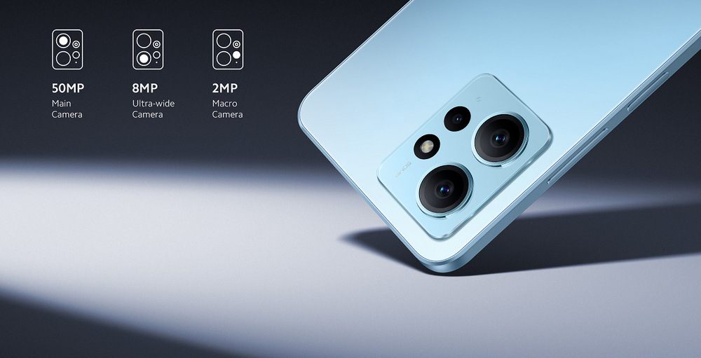 Mobilní telefon Xiaomi Redmi Note 12 4 GB / 64 GB šedý Mobilní telefon Xiaomi Redmi Note 12 4 GB / 64 GB šedý