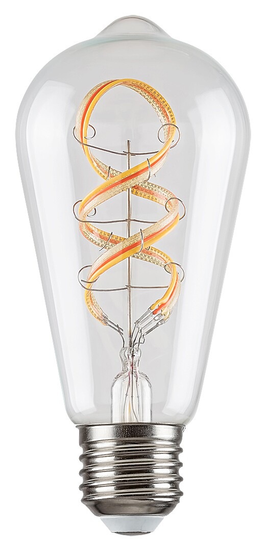 Chytrá žárovka Rabalux SMART LED Filament E27 ST64, 4W, 300lm, 2700K, RGB
