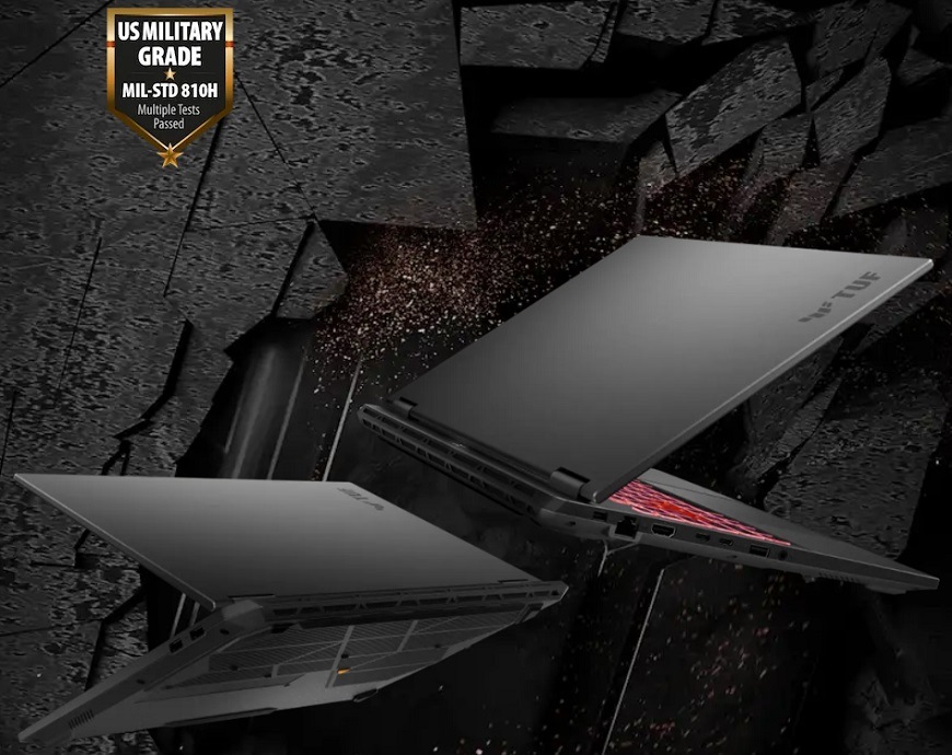 Odolná konstrukce notebooku Asus TUF Gaming A16